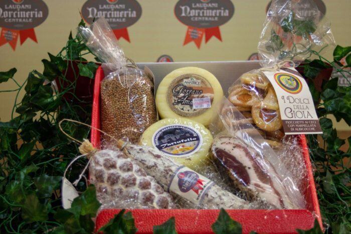 cesto di montagna, cesto regalo di natale