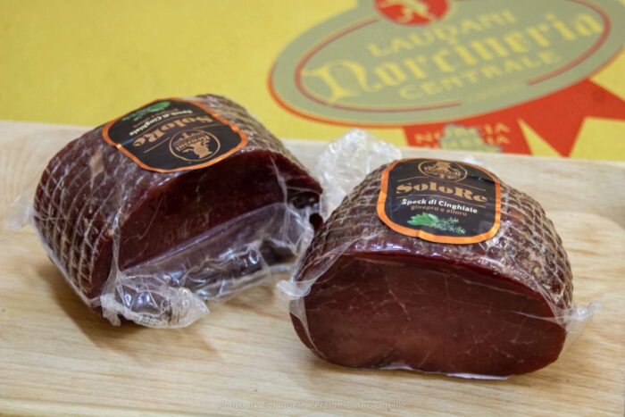 Wild boar speck