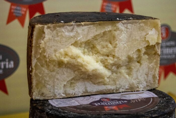 Aged pecorino trombarolo