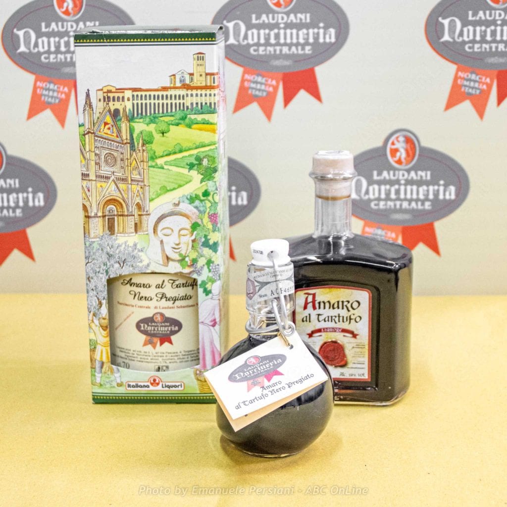 Amaro al tartufo nero in varie versioni Norcia
