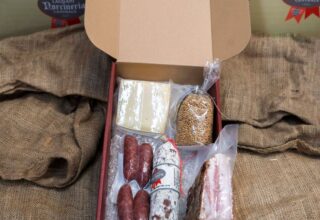 Cesto Salumi e Formaggi Umbri