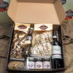 Cesto enogastronomico regalo dall’Umbria con tartufo vino e zafferano