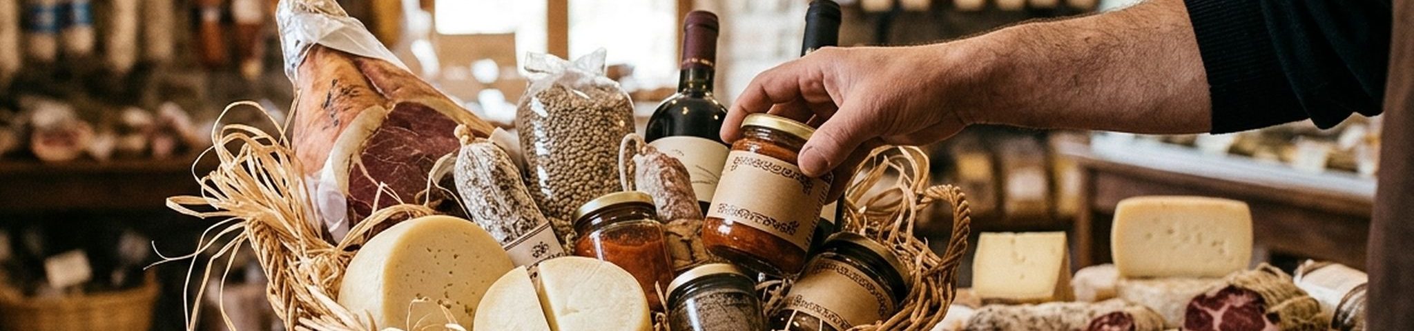 richiedi un cesto personalizzato presso la norcineria laudani